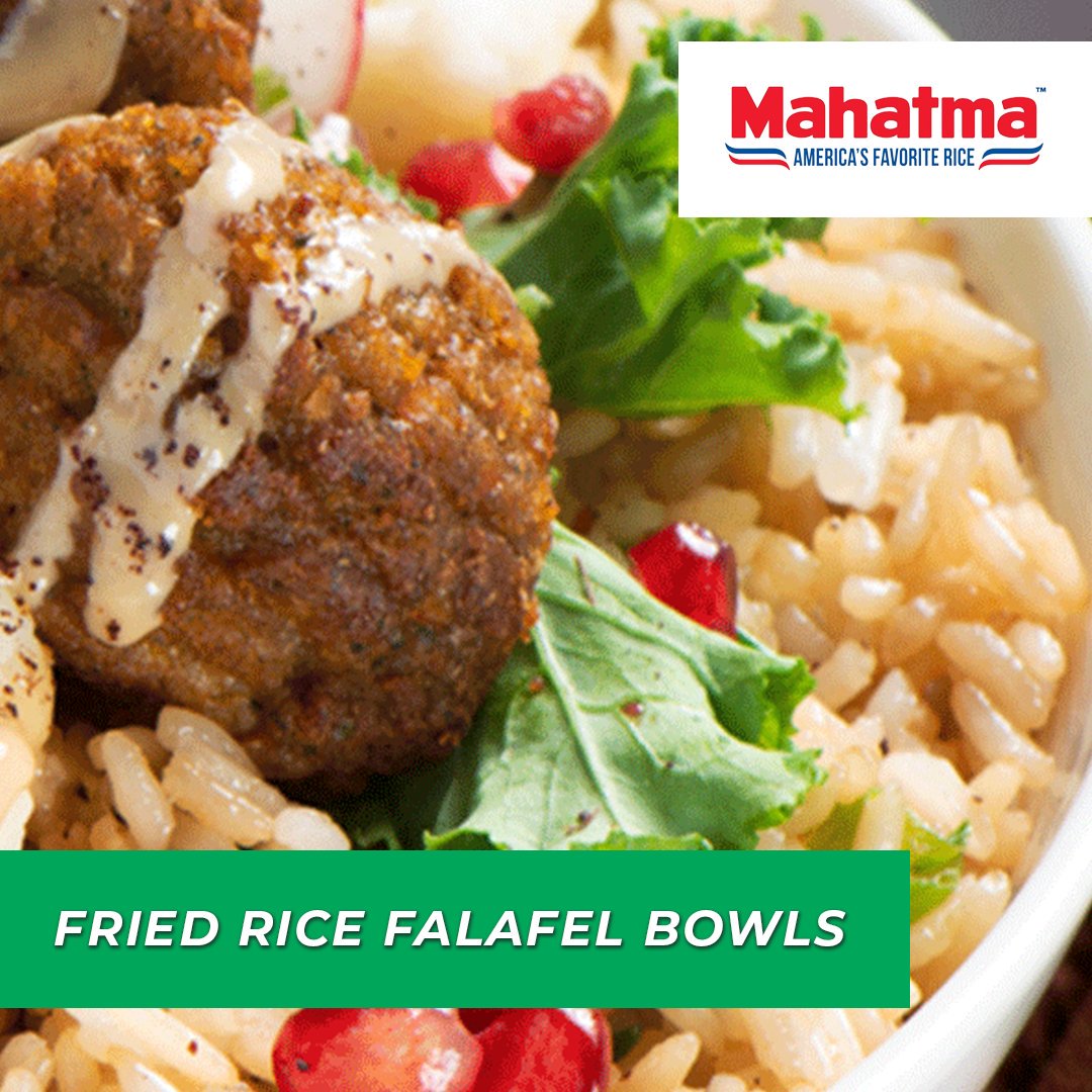 Kale &amp; cauliflower make this #falafel #rice bowl a real treat – try it yourself! #RecipeOfTheDay bit.ly/2NJ6Zfw