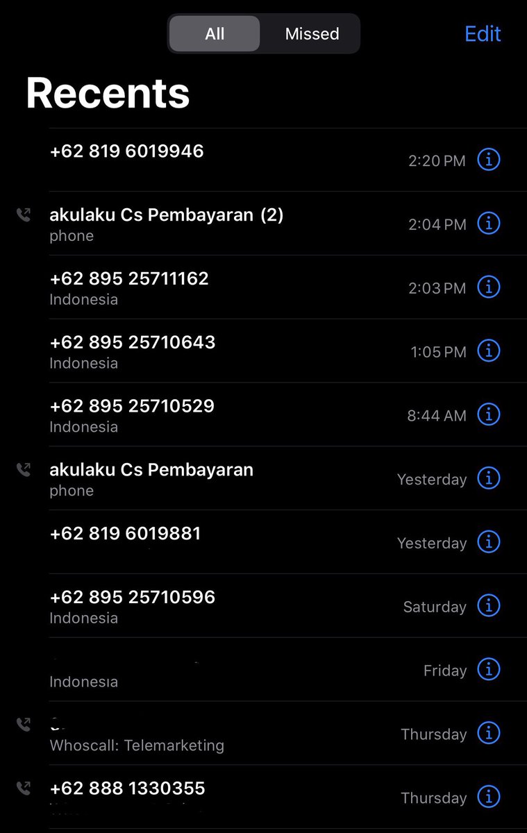 Sangat heran dengan debt collector <a href="/akulakuID/">Akulaku Indonesia</a> yang masih menelpon saya untuk peminjam yang saya tidak kenal namun menyalahgunakan data saya. <a href="/ojkindonesia/">OJK Indonesia</a> <a href="/YLKI_ID/">Indonesia Consumers Organization</a>. Sudah berulang kali telp <a href="/AkulakuCare/">CustomerCare Akulaku</a> dan bagian penagihan sejak Agustus 2019. Namun tidak ada tindak lanjut.