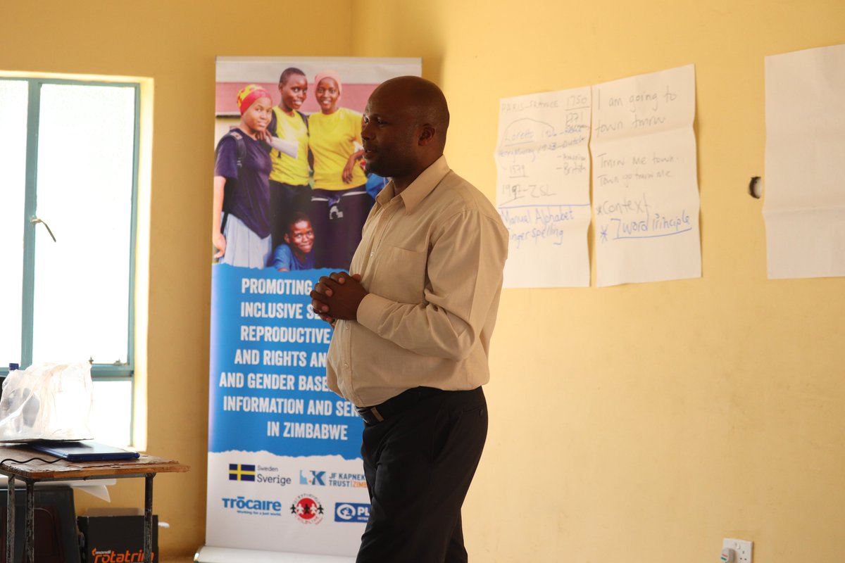 jfkapnekzim's tweet photo. "Epworth has the highest prevalence of deaf children in Greater Harare, hence service providers need to know how to communicate in sign language." Professor Hlatywayo (Sign Language Expert) #SignLanguageTraining #Epworth https://t.co/CVOmyMIm6k