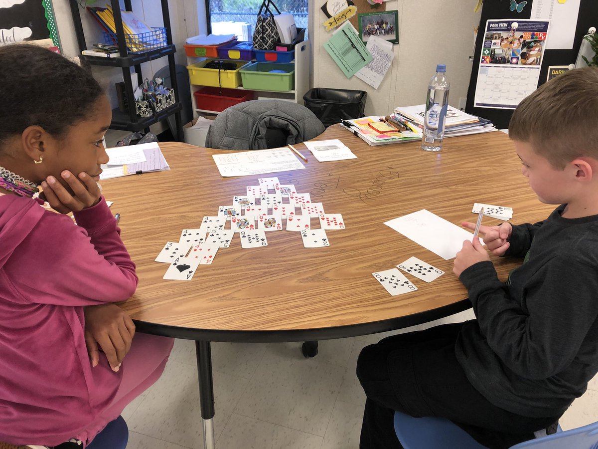 brgutschick's tweet photo. Love our new card game! Pyramid Multiplication Card Challenge! 😊 https://t.co/6nyxFrYBm9