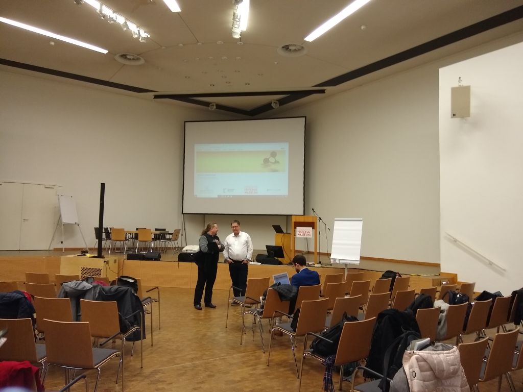 arthistoricum's tweet photo. Der Saal noch leer, aber der spannende Austausch schon in vollem Gange! #WissKI #Workshop #Nürnberg @GNM_Nuernberg https://t.co/4r1BnYeGpW