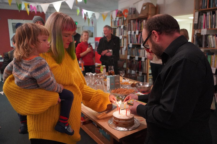 HKD_UK's tweet photo. Huge thanks to everyone who came and celebrated with us on Friday night, as we marked a whole decade of having our studio by the sea AND launched #AdventuresinComics no.6 #TheTwoHalves https://t.co/a2BM4dgitD