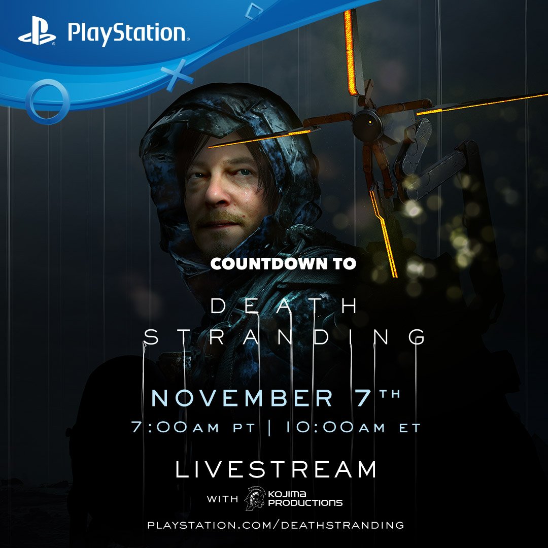 PlayStation on X: Next up on our Countdown to Death Stranding