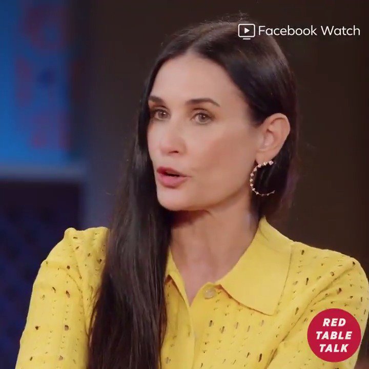 On today's all-new episode of #RedTableTalk, @justdemi joins us for a healing conversation about compassion, the power of forgiveness, parent to child trauma, and more. ❣️ Stream now only on @FacebookWatch — http://fb.me/RTTDemiMoore