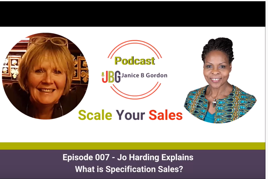 HardingConsult's tweet photo. Proud to be a guest on the Scale Your Sales Podcast with @janicebgordon. #scaleyoursales Listen here 
https://t.co/gQsDPIS38u
#specificationsales #salestraining https://t.co/pRc0nTNFJw