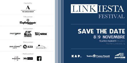 aamalacrida's tweet photo. L'8/9 novembre torna @Linkiesta Festival, evento ispirato da @AdeccoGroupITA e di cui #MorningFuture è Media Partner, nato per stimolare il pensiero, il dibattito, l’azione, condividendo esperienze e riflessioni sul domani. #Ispirare #Orientare #Immaginare https://t.co/AeHldk2s6C https://t.co/KJdf9yM5br