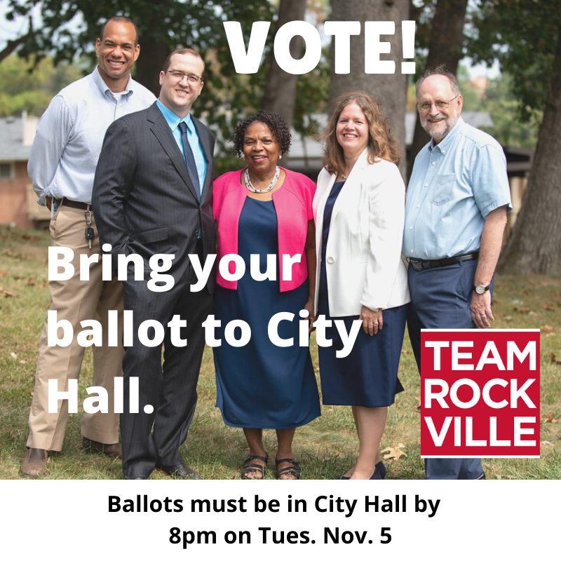 james4rockville's tweet photo. Last Chance to Vote! - https://t.co/HSpMV1SdR9
#rkv #rockvilleelection #teamrockville #votebymail #vbm #rockville #cityofrockville https://t.co/Q1Rl8ZINUu