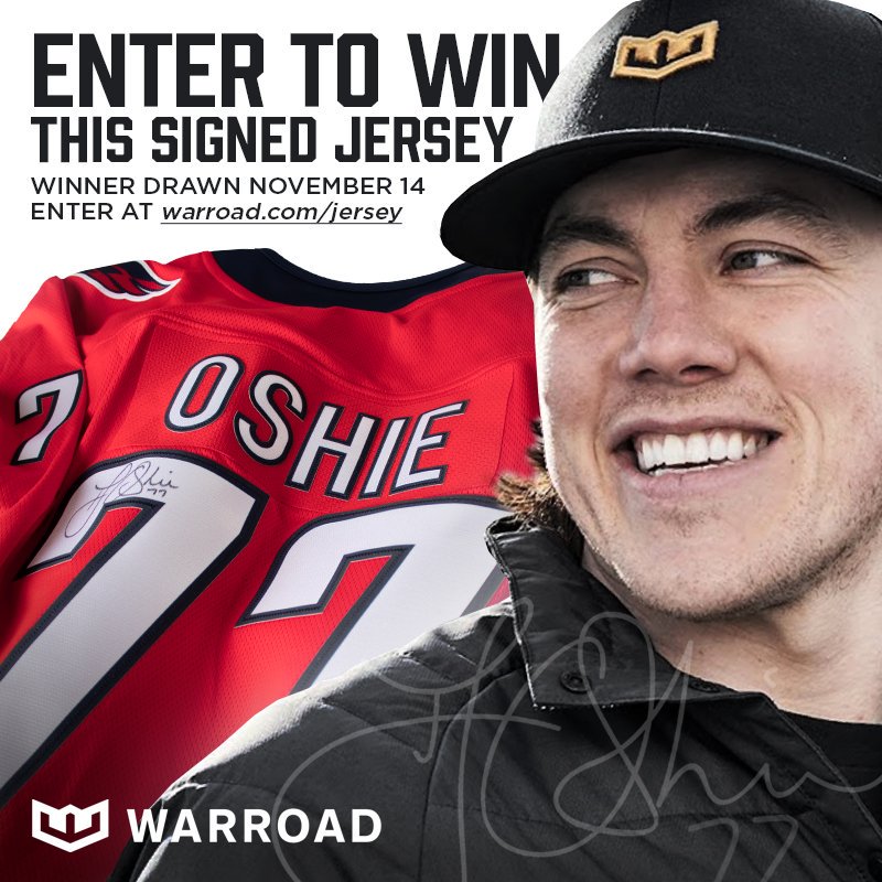 WIN THIS SIGNED TJ OSHIE JERSEY!
1. Enter your email at warroad.com/jersey
2. Follow us on Twitter
3. Retweet this post