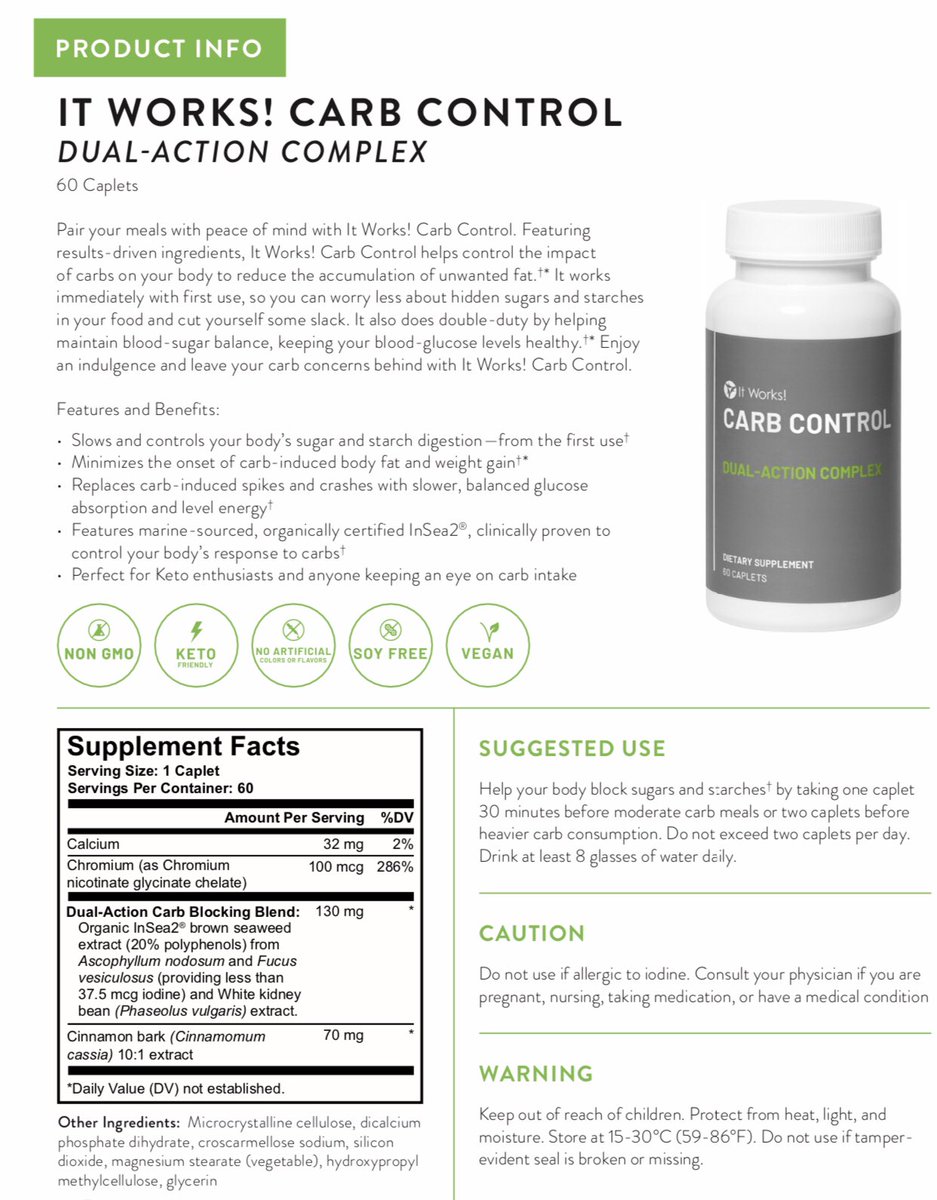 lilmamajade8513's tweet image. Who needs carb control in their life? #carbcontrol