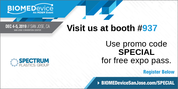 Looking to attend BioMED San Jose in December ? Be sure to use our promo code for a FREE expo pass and schedule a meeting with our team to help with your next design &amp; development project.  bit.ly/2JBEejH