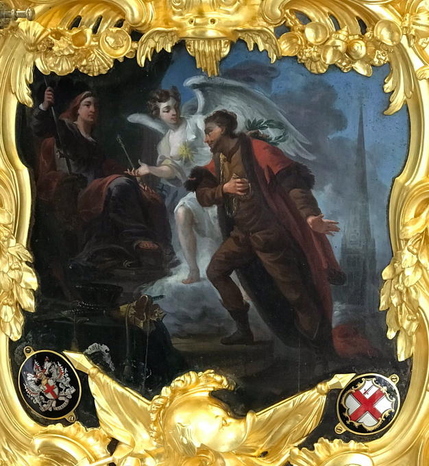 JohnMetevent's tweet photo. A beautiful painting on the Lord Mayor's carriage. I hope to see you at the Show.

#MetMess #Metgl #lordmayorsshow https://t.co/auSzehIqpG
