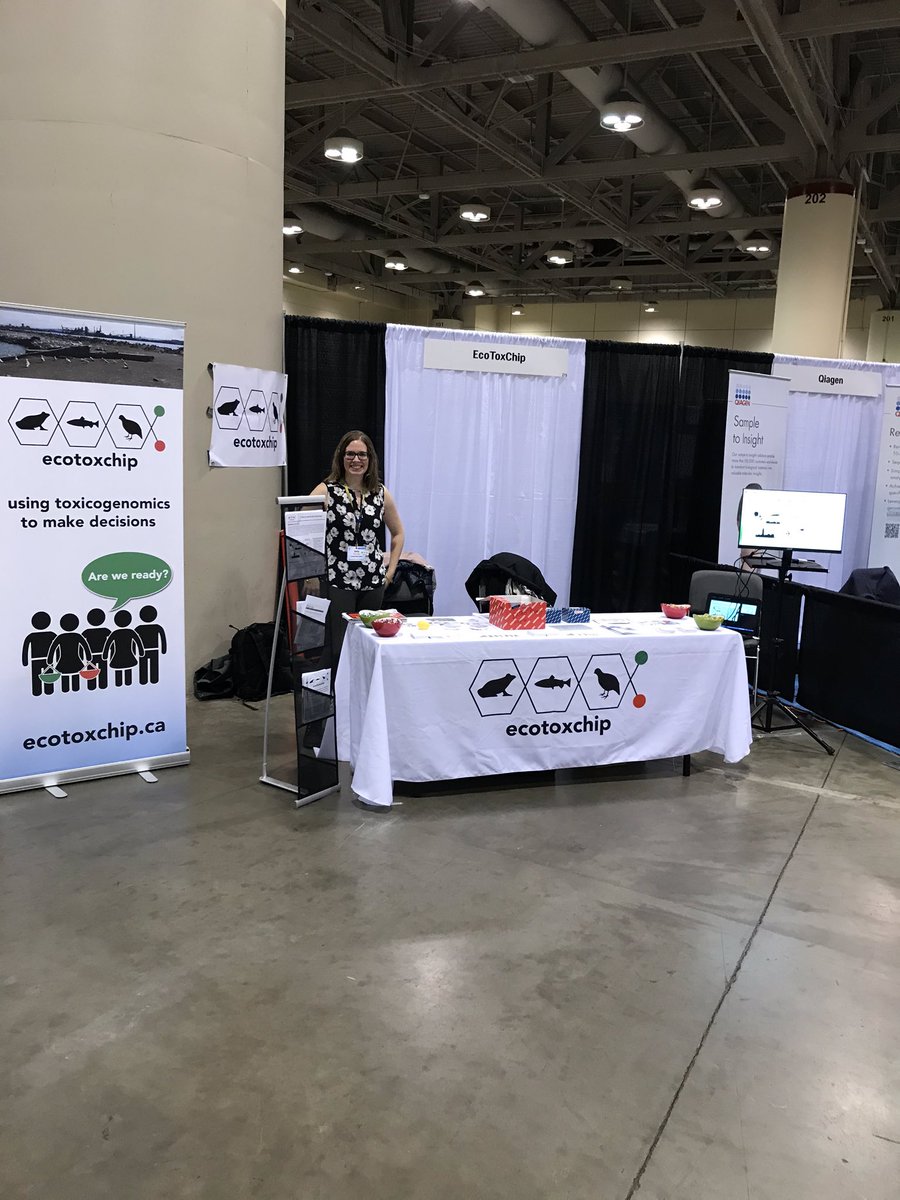 Come check out our booth for a bunch of information on the ecotoxchip project! #setactoronto #setac