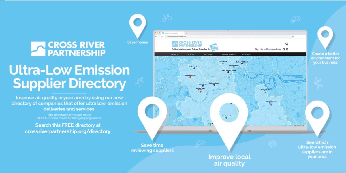 Made in Brockley is part of a growing community of #London businesses who deliver their goods and services using low or zero emission transport methods! 👟🚲🚚⚡️ Check out where we deliver using this new online directory: bit.ly/333LBIH #CleanAirVillages