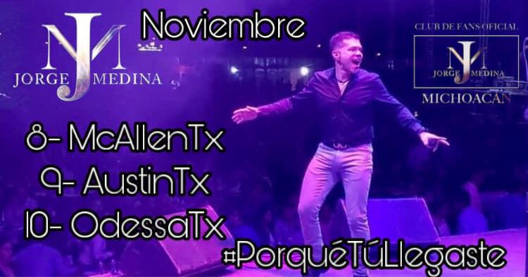 ClubJM_Chih's tweet image. Este fin de semana será #GiraUSA de @j_medina37 🎤🎼
#DirectoAlCorazón ❤
#SedeChihuahua ✔