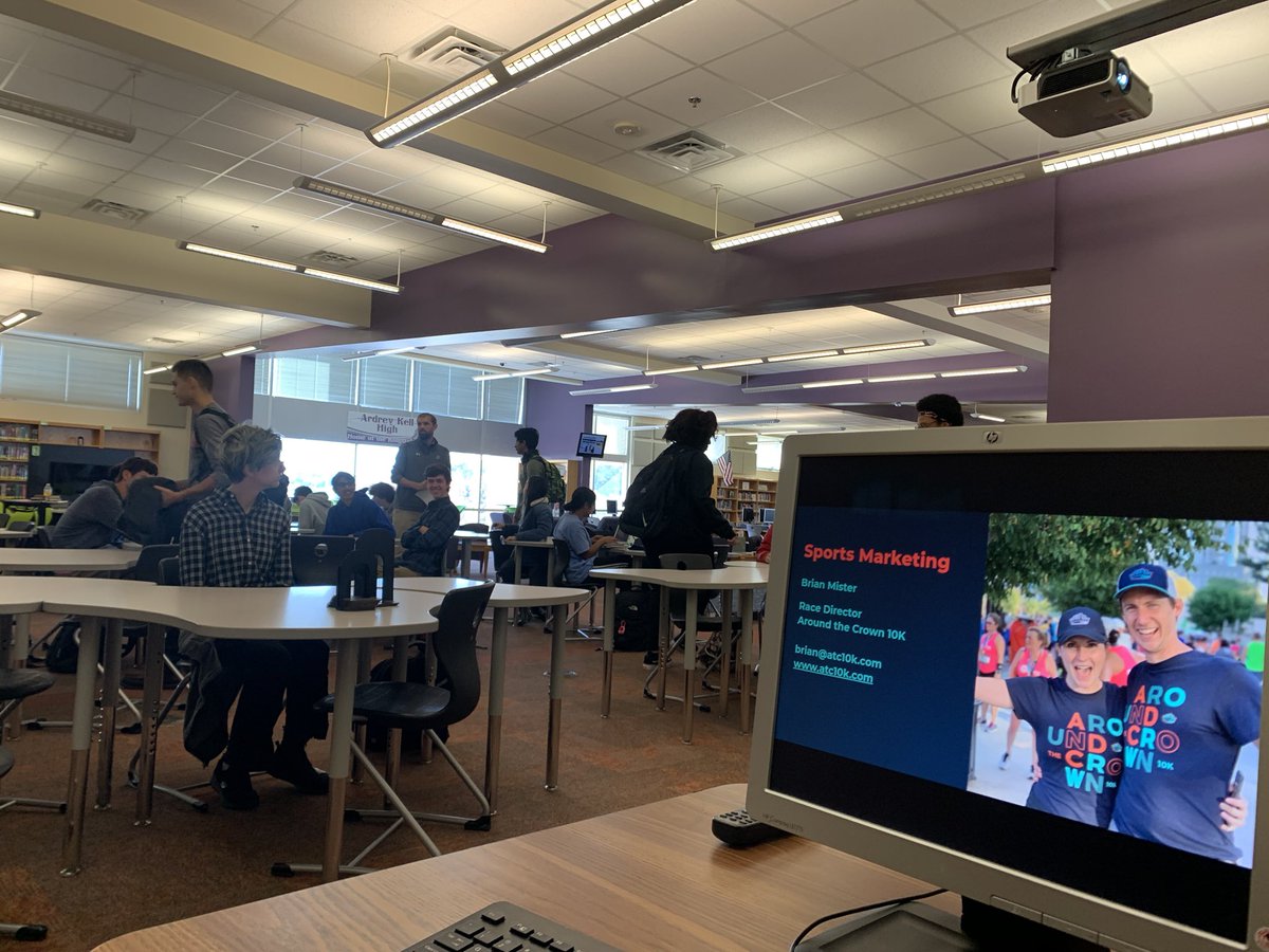 Thanks to <a href="/ArdreyKellHS/">Ardrey Kell HS</a> for letting me speak on my wonky (aka super fun) career path this morning.