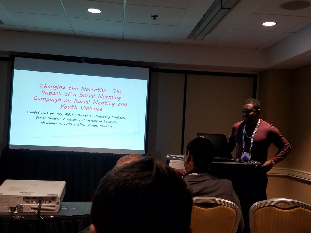 ulsphis's tweet photo. #YVPRC presentation by @HiJackTheDay at #APHA2019 about youth violence. @PublicHealth @yvprc @MonicaW_Ag97 #PublicHealth https://t.co/4vZ8xeXGl6