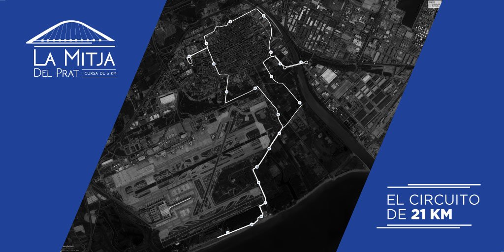 Aquí tenéis el recorrido de #LaMitjadelPrat. Un circuito rápido y agradable, en el que disfrutarás del entorno que nos ofrece el Delta del Llobregat: mitjaprat.org #ÉsSorprenent
bit.ly/30WgkFj
bit.ly/30YG3NK