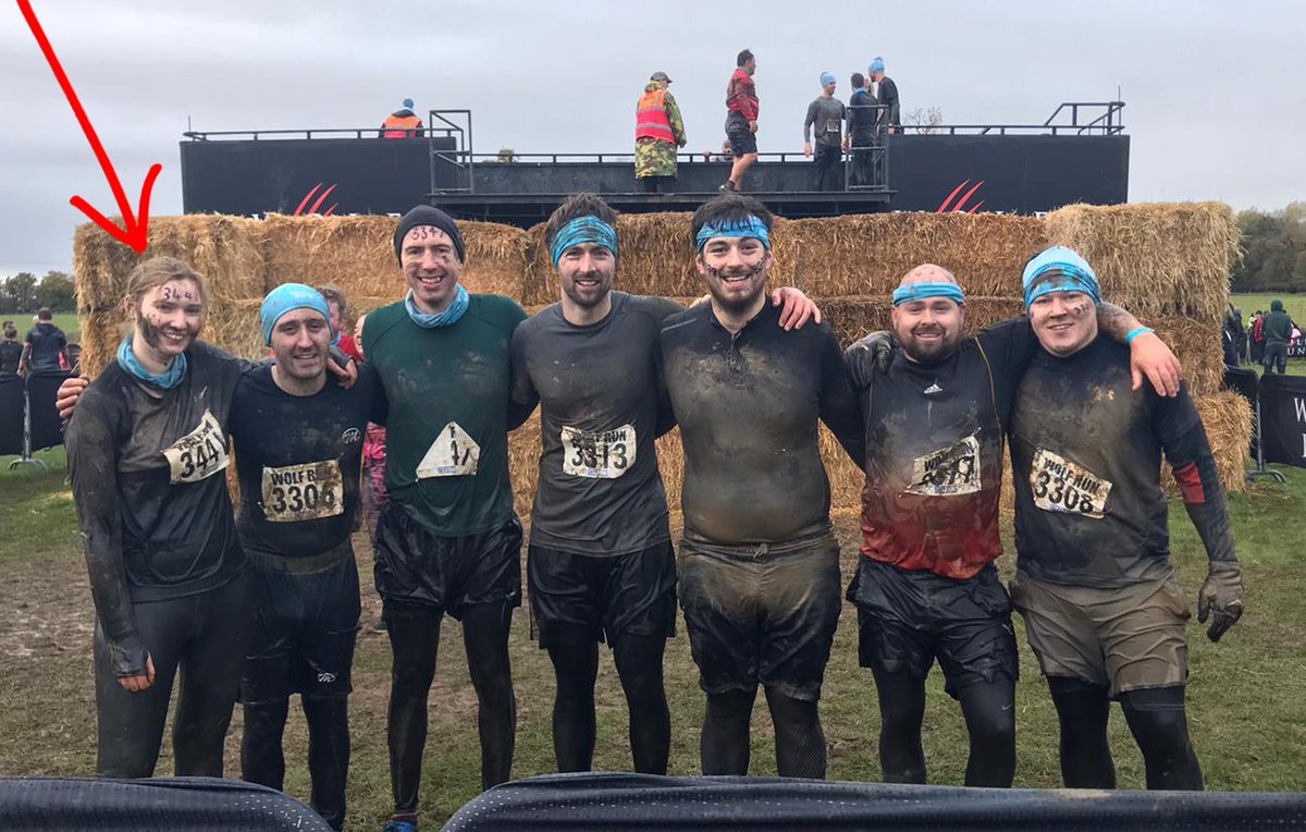 LEDMonkeyUK's tweet image. HUGE congratulations to Ellie, our Website Administrator, on completing the gruelling #WinterWolf Run on Saturday at Stanford Hall!

She's the one we've identified with the big red arrow!

#LEDMonkey