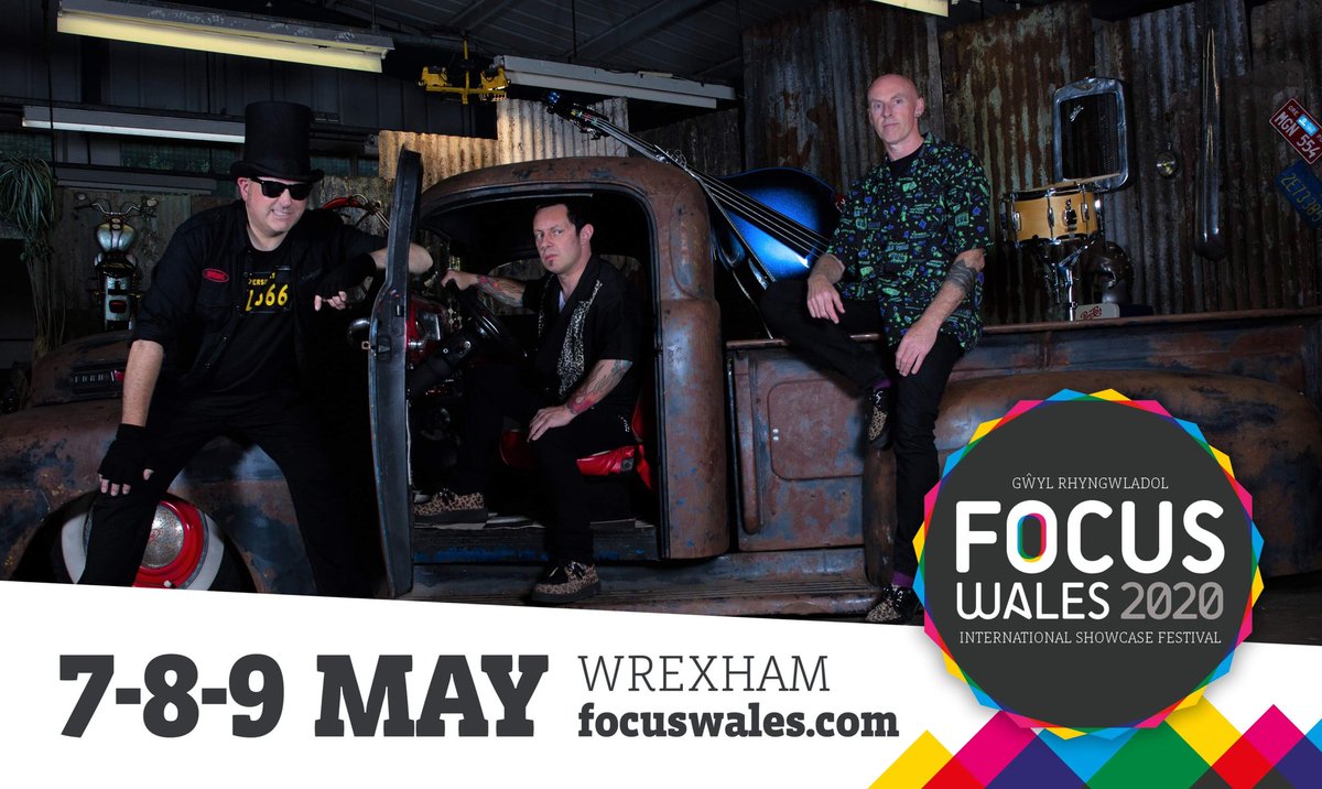 hellfiredeville's tweet image. Focus Wales 2020. #hellfiredevilles #rockabilly #psychobilly #killerbilly #rockandroll #kingdoublebass #gretsch #focuswales2020 #wrexham