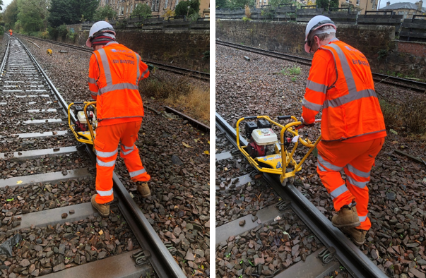 SWGRjobs's tweet photo. One of our hardworking Leaf Busters in action in Edinburgh! All our brilliant teams are carrying out vital work on the Railway this Autumn😀!

#leafbusters #edinburgh #autumn #workinghard #vitalwork #safety #reliableservices #swgr #networkrail #scotland #uk https://t.co/PJ6fHWAp37