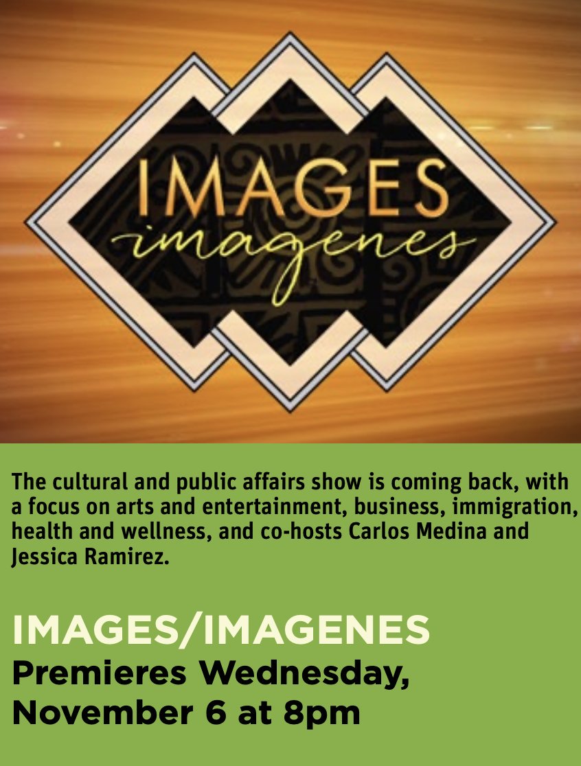 Be sure to tune in on Wednesday, Nov. 6th at 8pm! #imagesimagenes 💙📺🎉