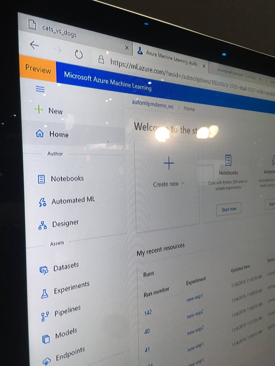 KoprowskiT's tweet image. It’s awesome! New #AzureMachineLearningStudio is now available. Hey @AmyKateNicho you have to make v.2 of your awesome wardrobe demo! And #JupyterNotebooks are integrated!
#MSIgnite