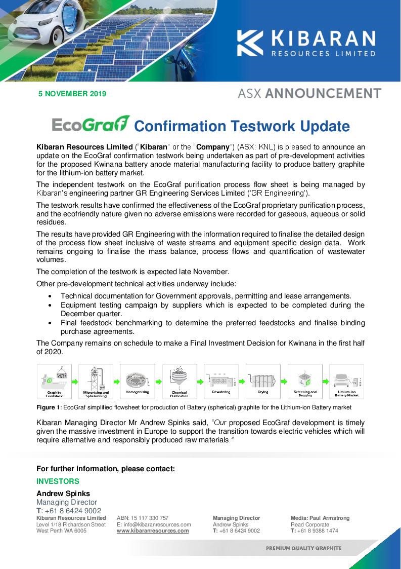 kibaranres's tweet image. EcoGraf Confirmation Testwork Update $KNL - bit.ly/2JQQlJM