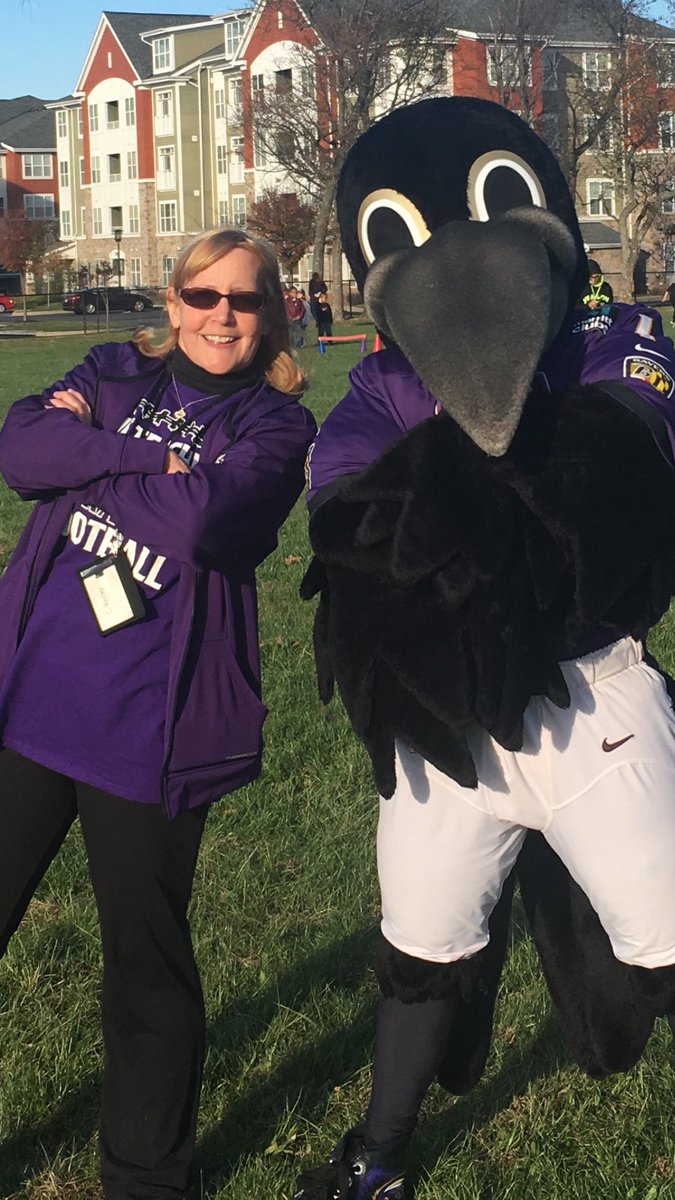 Guilford Elementary gets a visit from the Baltimore Ravens for NFL Play 60. The students and staff had a nice workout this afternoon! <a href="/hcpss_ges/">Guilford ES</a>