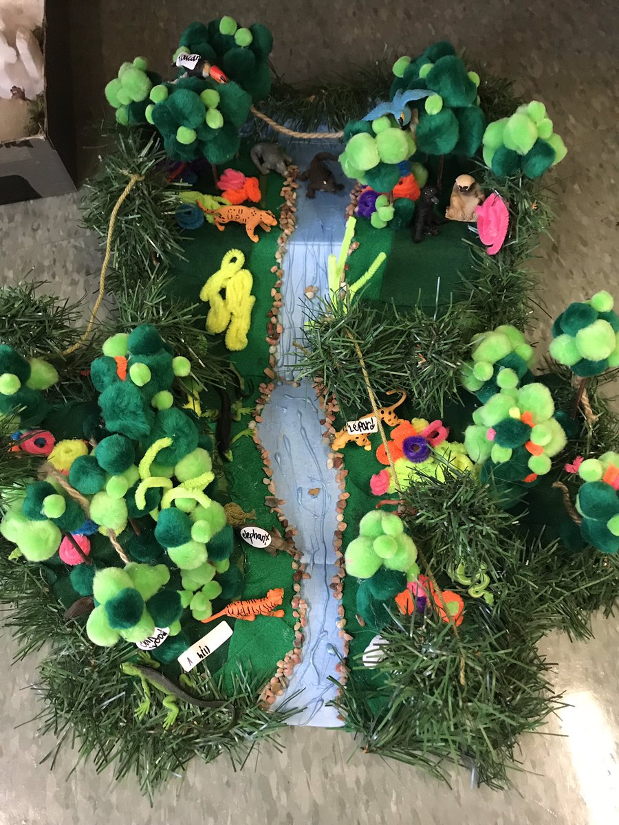 MrsBlumGCES's tweet photo. Just a few of the awesome habitat projects so far! We had been discussing the importance of animal habitats and I noticed some students were struggling with understanding what a habitat truly was, so we continued reviewing it and students then created their very own habitat https://t.co/LlVlkRTIip