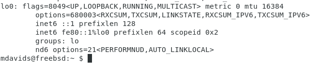 marcodavids's tweet photo. For the first time in my life, I am working on an OS with a kernel that has no understanding of IPv4 whatsoever. #freeBSD #IPv6 only #milestone. https://t.co/lNUibPZgSw