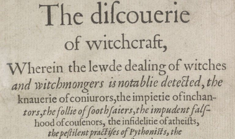 ProQuest's tweet photo. "It is believed to be the first book published on witchcraft in English and extremely influential on the practice of stage magic. Shakespeare likely researched it for the witches scene in 'Macbeth.'”

Learn more: https://t.co/l9VFPYA8Ns

via @librarycongress https://t.co/USqbSsM1Fs