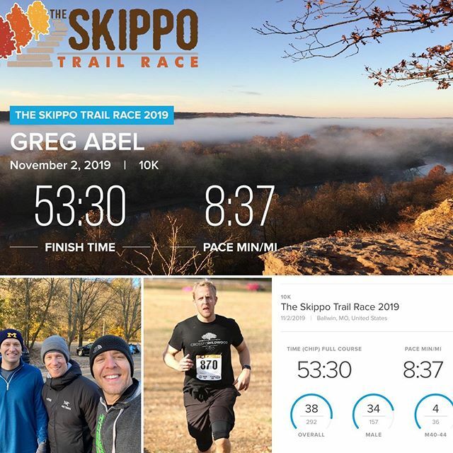 gregabel's tweet image. Exact same time as 2016 Skippo.  I consider that a win.  Thanks to Adam K for making me get out of bed and into the cold.