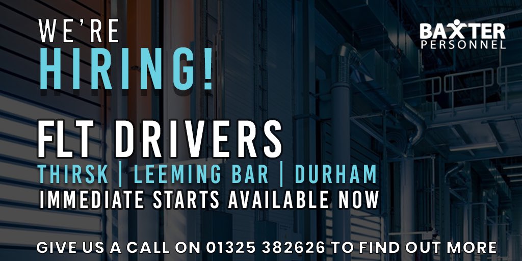 baxterpersonnel's tweet image. FLT Drivers we need you!

Contact Laura or Michael on 01325 382 626

Good luck!

#fltdriver #leemingbar #durham #thirsk #newjob #wearerecruiting