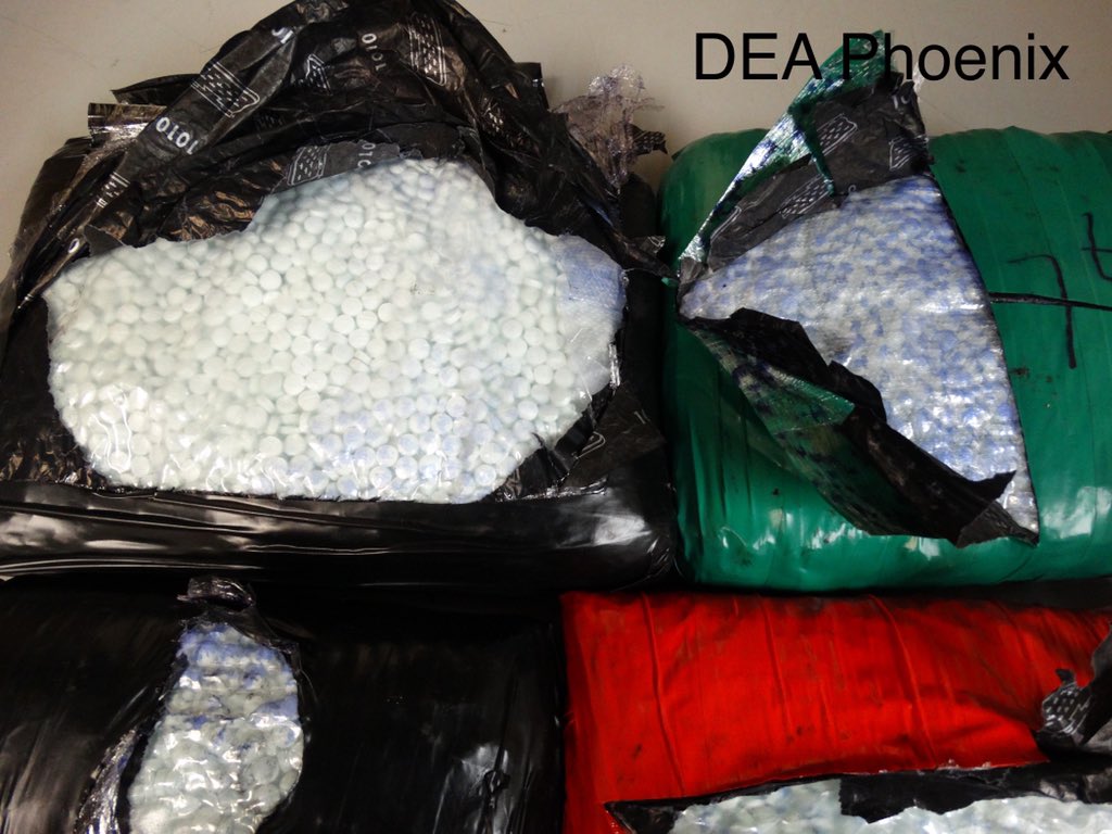 Approximately 109,000 fentanyl pills seized by DEA and AZ law enforcement.