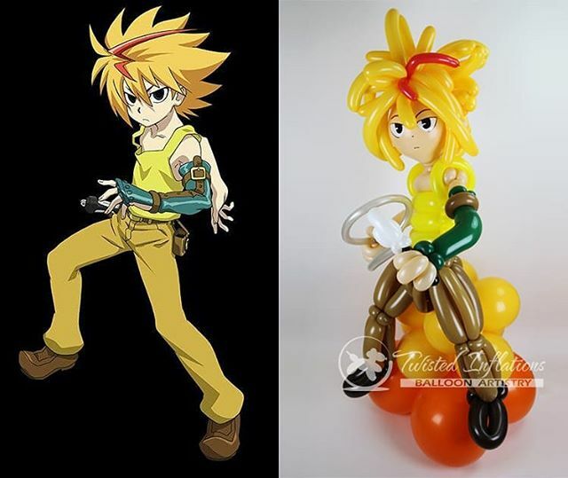 "Can you make this character from #beyblade?" Client asked. Yes I can.

#TwistedInflations is proudly serving #RichmondHill, #Markham, #Vaughan and #Toronto with the #BestBalloonArt in the #GreaterTorontoArea.

#TorontoBalloon 
#TorontoEvent 
#VaughanBal… ift.tt/33eH8Ti