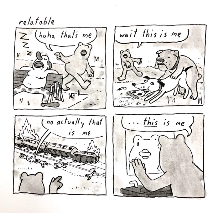 sometimes ya gotta be yr own relatable content 