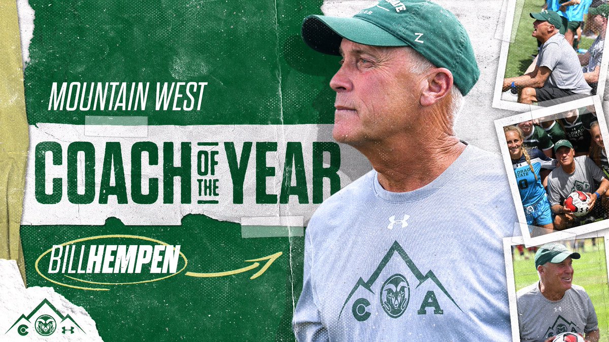 𝐘𝐎𝐔𝐑...𝐌𝐎𝐔𝐍𝐓𝐀𝐈𝐍 𝐖𝐄𝐒𝐓 𝐂𝐎𝐀𝐂𝐇 𝐎𝐅 𝐓𝐇𝐄 𝐘𝐄𝐀𝐑 

𝘽𝙞𝙡𝙡 𝙃𝙚𝙢𝙥𝙚𝙣 ❗

Program Record in Wins✅
First Trip to MW Tournament✅
&amp; Not Done Yet...

#ProudToBe | #CSURams