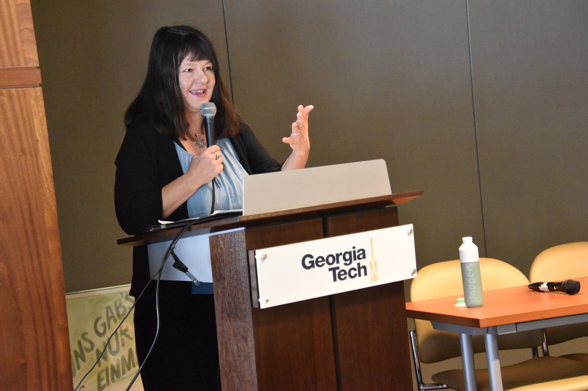 NunnSchoolGT's tweet photo. Dr. Milada Vachudova, from @UNC presented the keynote address at 30th Anniversary of the Fall of the #BerlinWall. 

 “In the early 1990’s, what we often thought was that all of these countries would be going towards liberal democracy and the free market economy.” https://t.co/hrXYdRX737