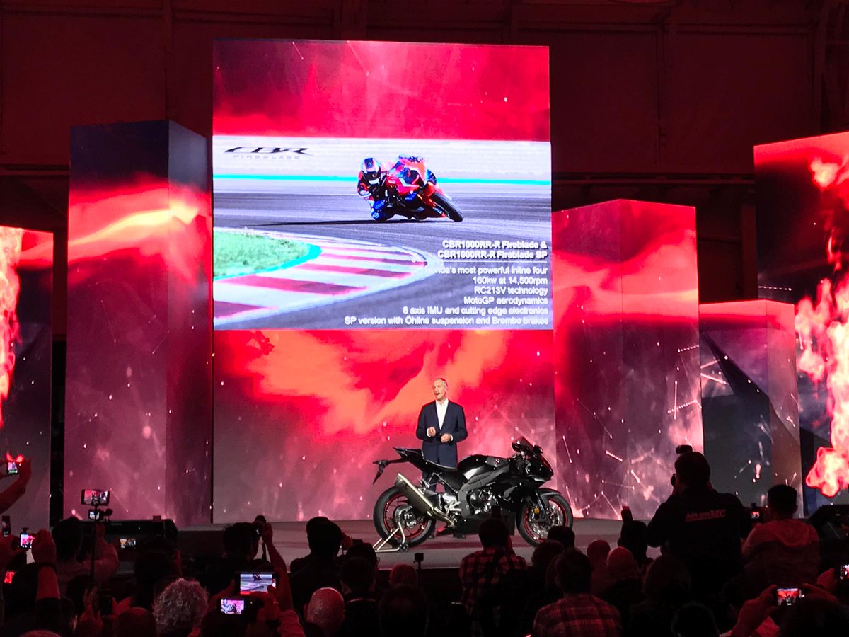 Our flagship Super Sports model returns fitter, faster and feistier than ever. Welcome the all-new #Honda  CBR1000RR-R Fireblade! #EICMA2019