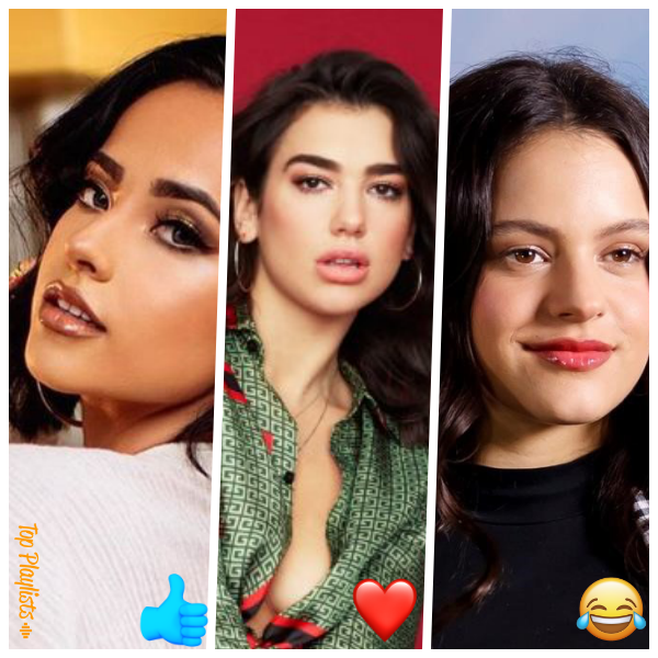 Topplaylists's tweet image. ✅ #VOTA

¿Quién te gustaría que fuera a tu clase?

👍#BeckyG ❤️ #DuaLipa 😂 #Rosalía

🎶 MÚSICA para ti➡️ hypel.ink/verano-2019