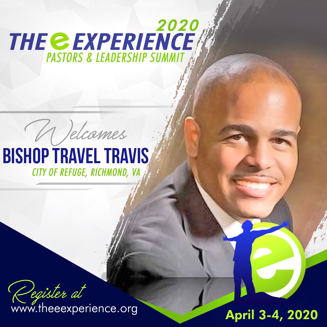 PastorandS's tweet photo. Bishop Travell Travis is coming to PLS’20-The “E” Experience

🔸 He is a pastor
#CityOfRefugeWOTCC

🔸 He is an author
#DontEatTheBaby: The characteristics of a cannibalistic church

🔸 He is an attorney &amp; counselor at law

🔸 He is a professor
#HamptonU

Don’t miss It! Register! https://t.co/jv0AYOQ3HS