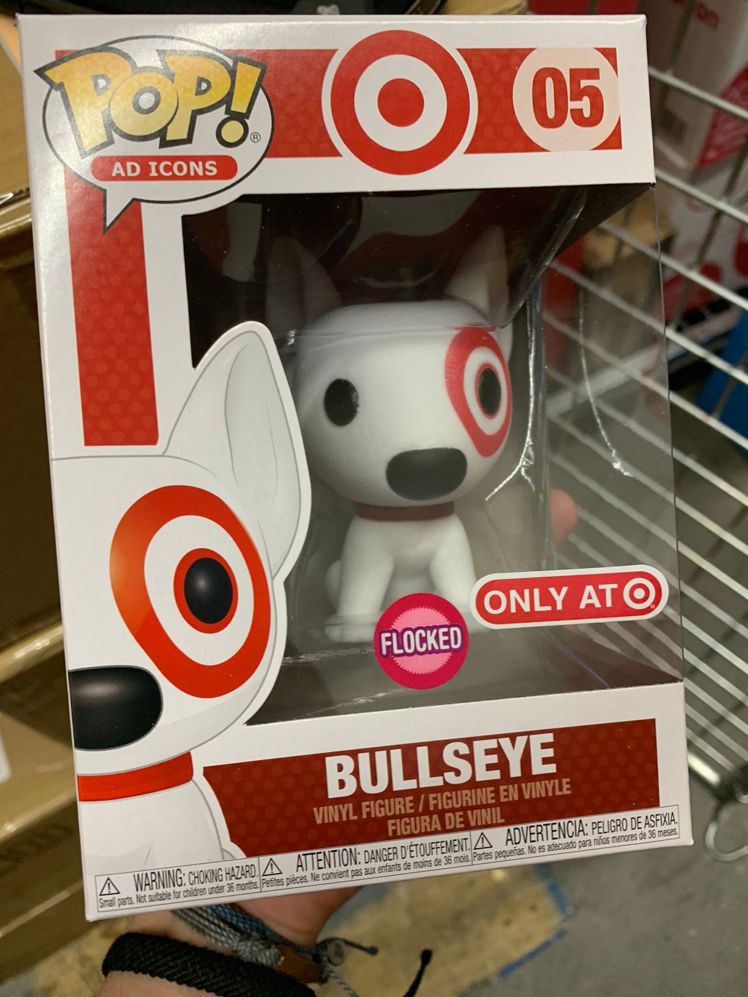 flocked target bullseye funko pop