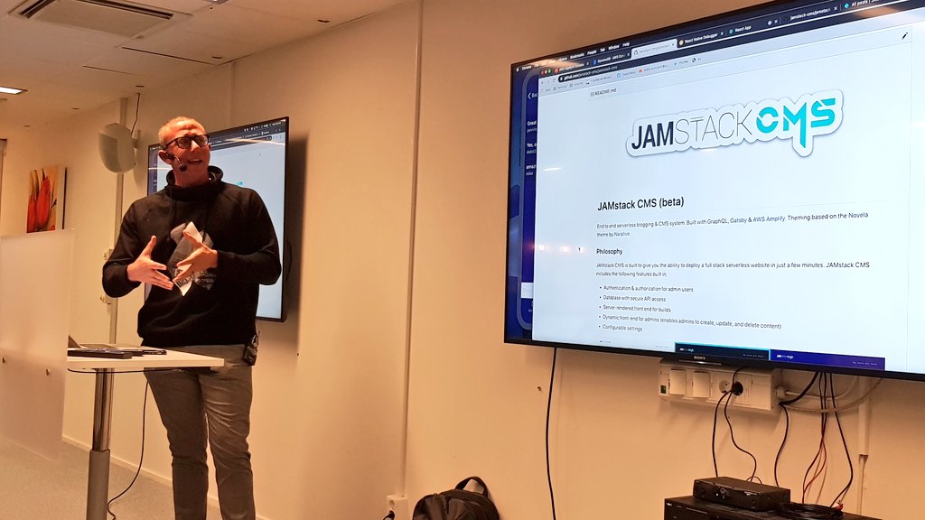 GunnarGrosch's tweet image. And finally a @jamstackcms demo. This is so cool!
#awsnordics
