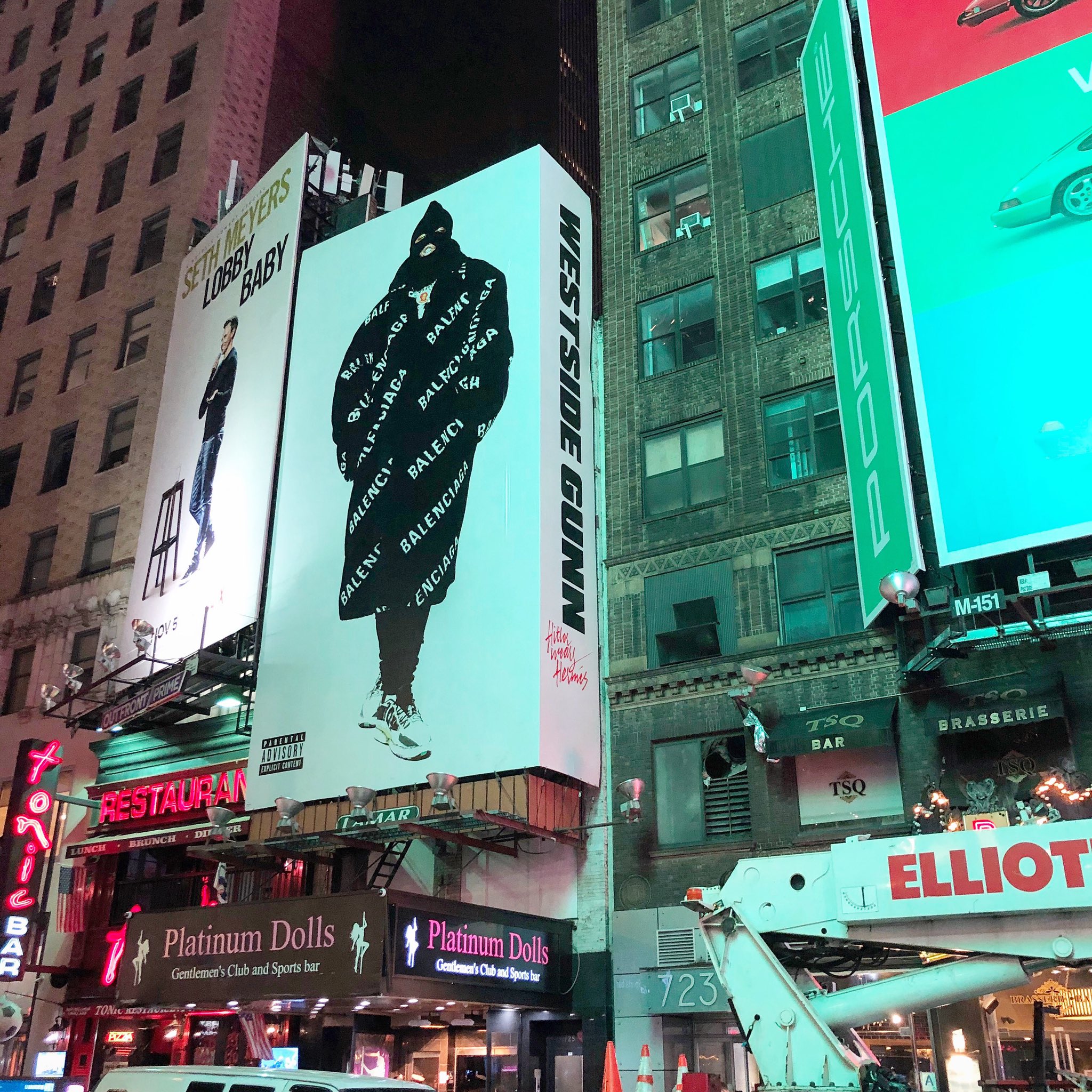 FLYGOD IN TIME SQ. Hitler Wears Hermès 