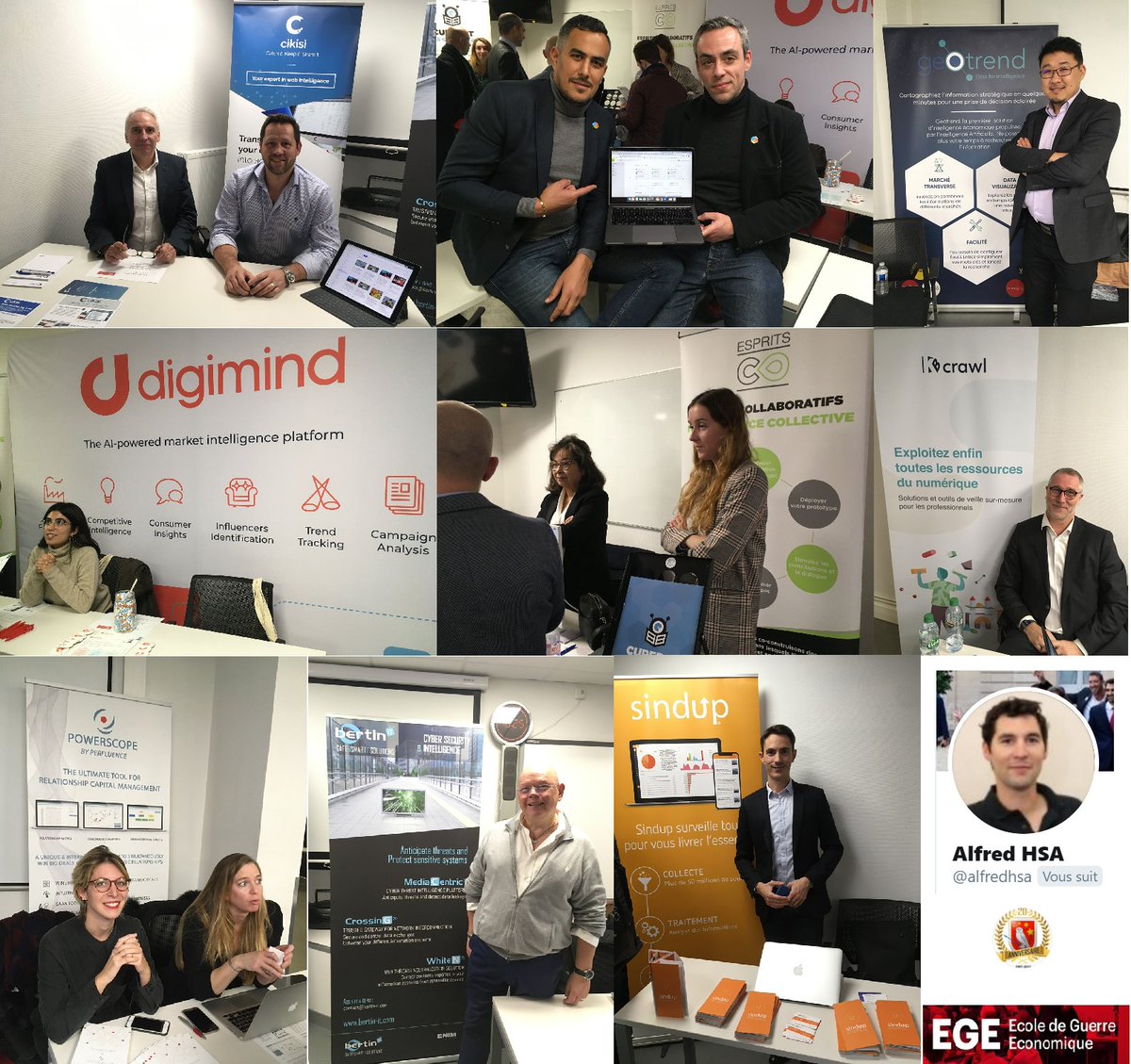 aege's tweet photo. La #journée_partenaires vient de se terminer !
Merci à @alfredhsa membre de l'@aege  pour l’organisation de cet évènement et aux intervenants de nos 10 partenaires qui ont présentés, dans les locaux de l’ @ege_fr , les solutions de leurs entreprises. https://t.co/e3CGsyKwqx