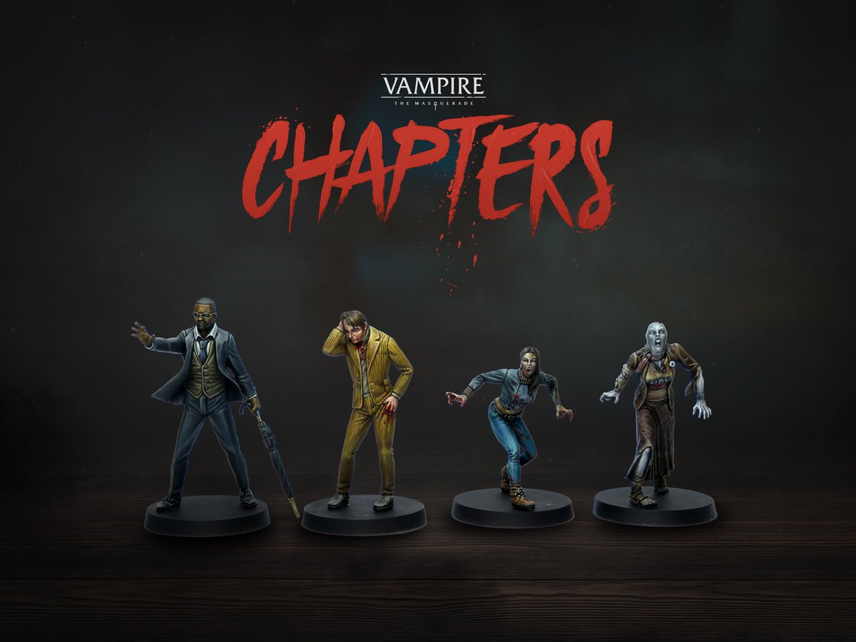 ArtStation - Vampire: The Masquerade - CHAPTERS - Miniatures