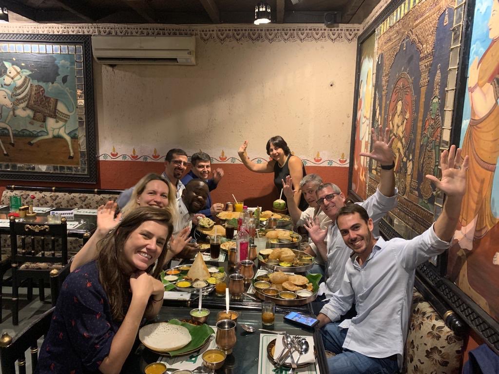 gradtrain's tweet image. @gradtrain CEO @jakebacon7 is in New Delhi for exciting collaboration meetings as part of the @MindCET Go program #madeinjlm