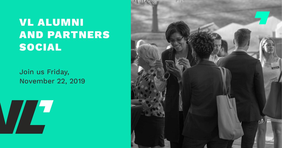 VLeadership's tweet photo. Join us for our Fall Social! Reconnect with alumni, celebrate our #VLAccelerate 2019 graduates, and welcome our newest #ImpactTeam members.
Friday, November 22 | 4:00-6:00pm | @FoundRePhx (complimentary valet available)
Must register to attend: https://t.co/weFPH9s1I8 https://t.co/qVLSWpTgCP