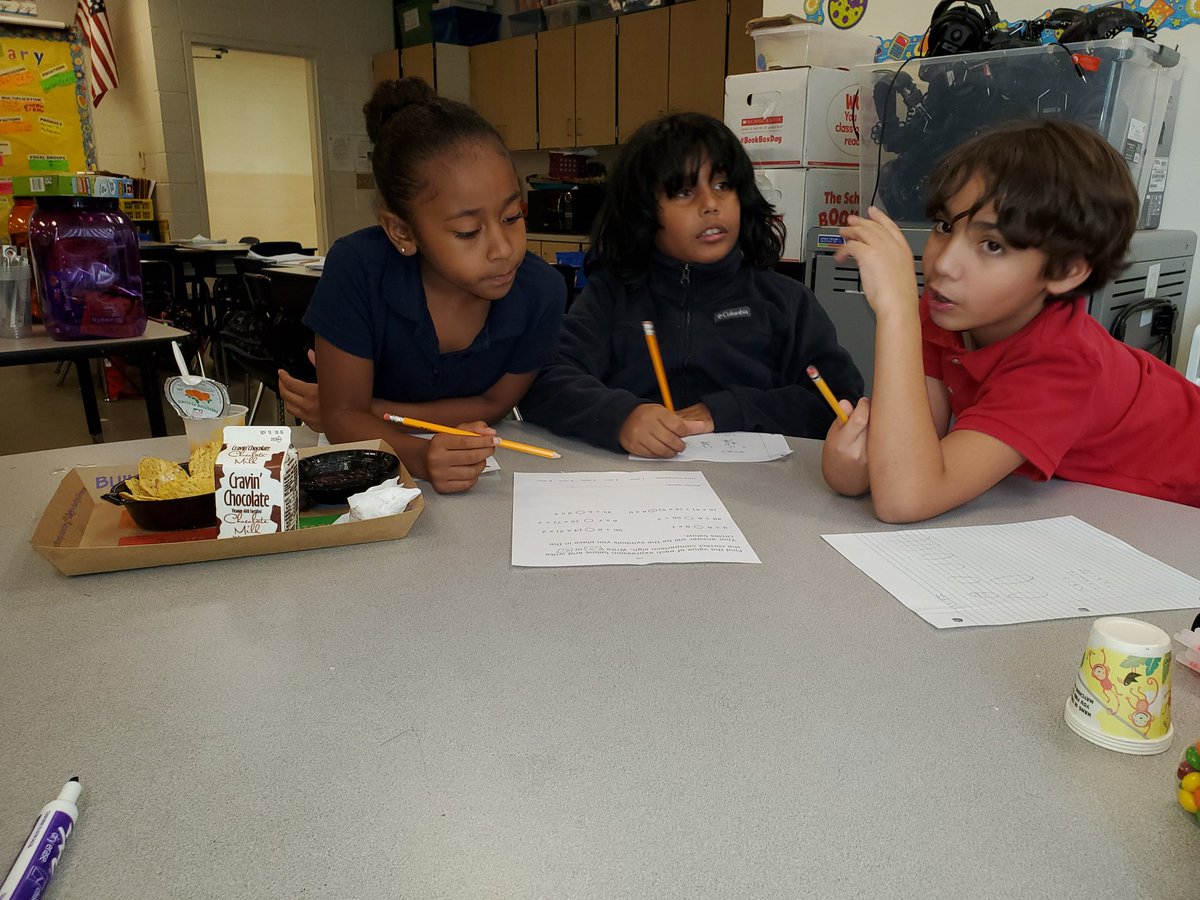 For the last three weeks, I have spent many lunch periods working with the third grade Math Bowl Team. I am really proud of the teamwork. <a href="/WoodbridgeElem/">WoodbridgeElem</a> <a href="/HCPSArea2/">HCPS Area 2</a> <a href="/HCTM_Math/">Math Council</a>