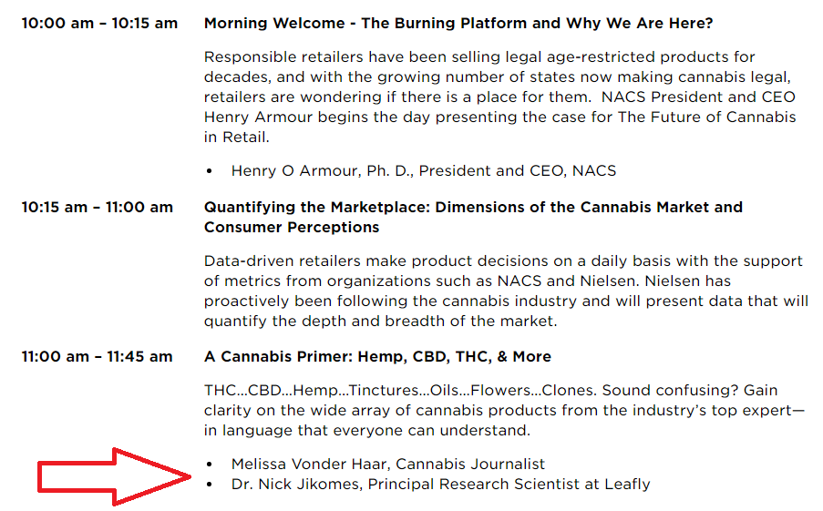 iSeeMelissaV's tweet photo. Super excited to be participating with some amazing speakers at the upcoming NACS Pop Up: The Future of Cannabis in Retail. More info on the event can be found here: https://t.co/baWNBXoSuJ https://t.co/RkTJE9psek